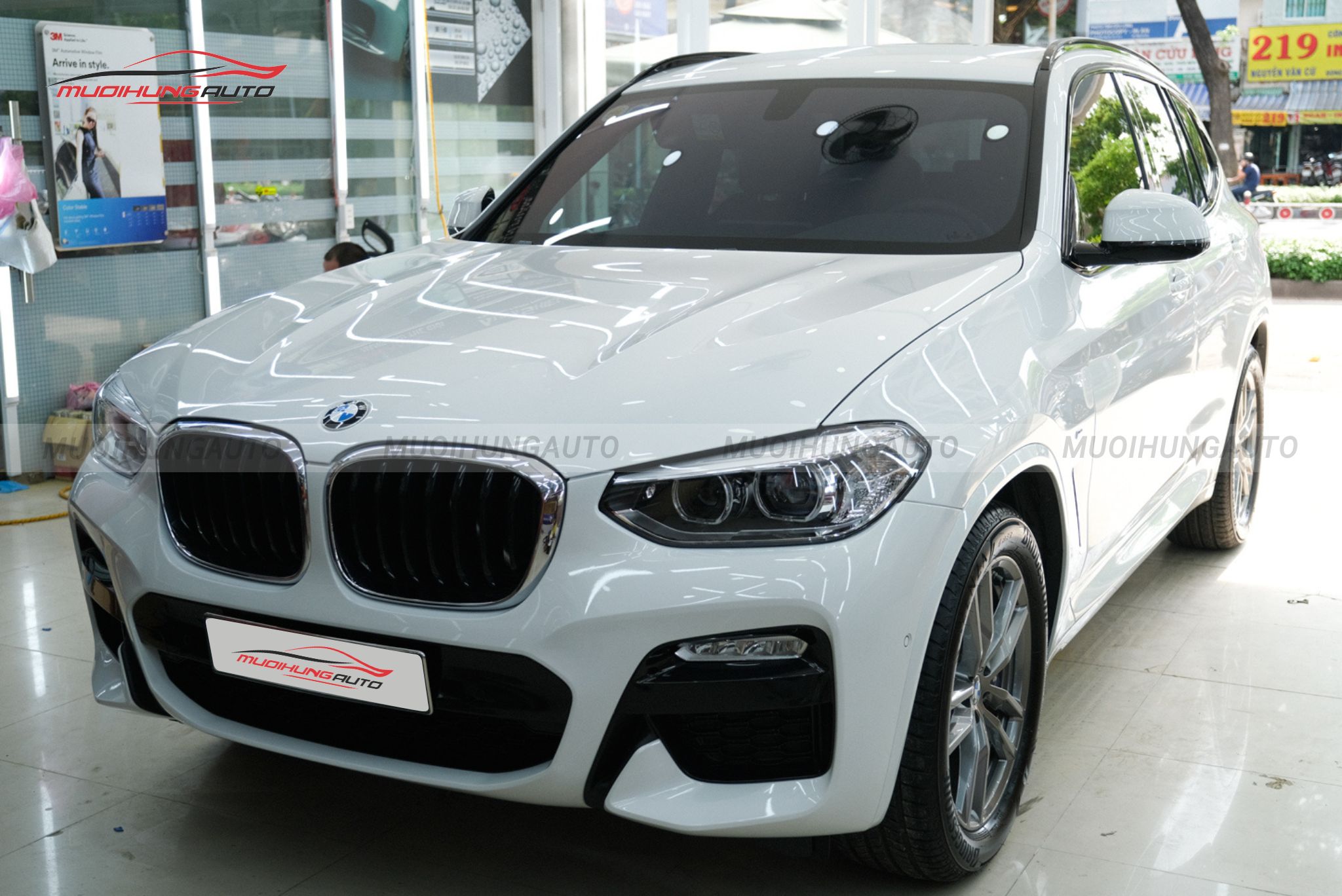 Đánh bóng sơn xe hơi BMW X3 2019