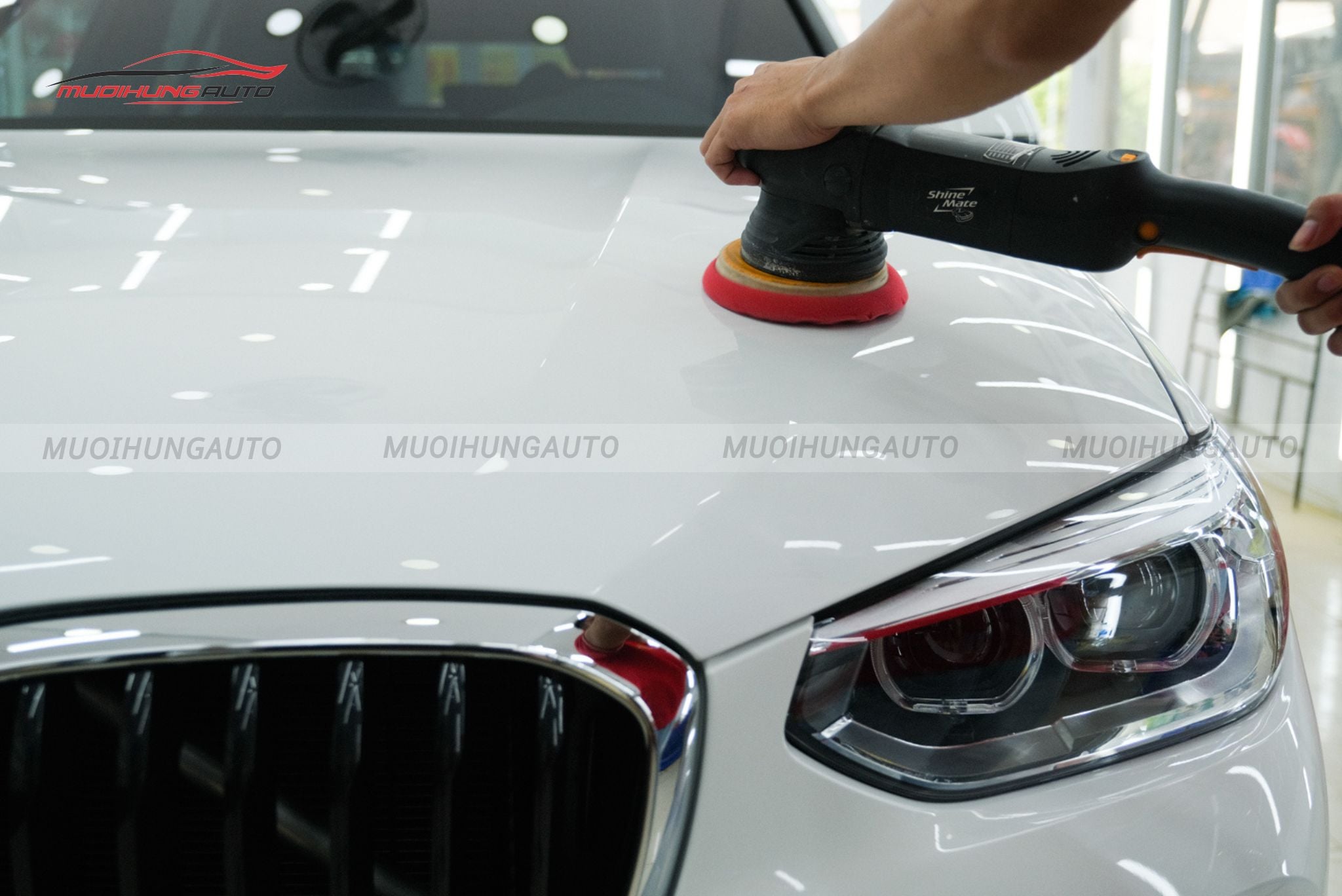 Đánh bóng sơn xe ô tô BMW X3 2019