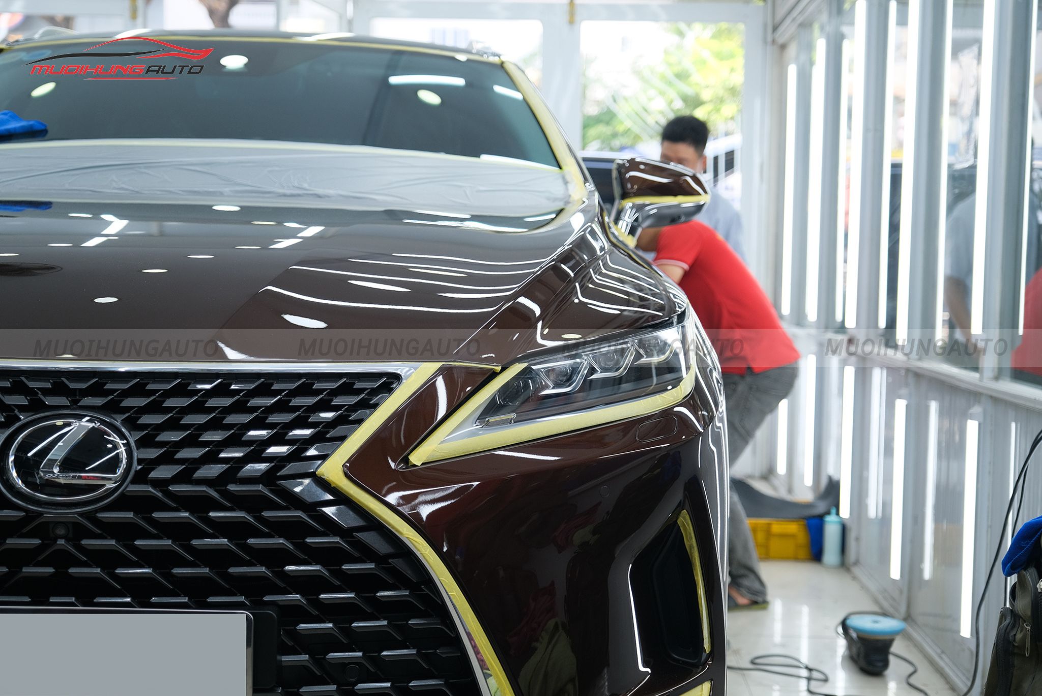 Đánh bóng xe Lexus RX350 2020