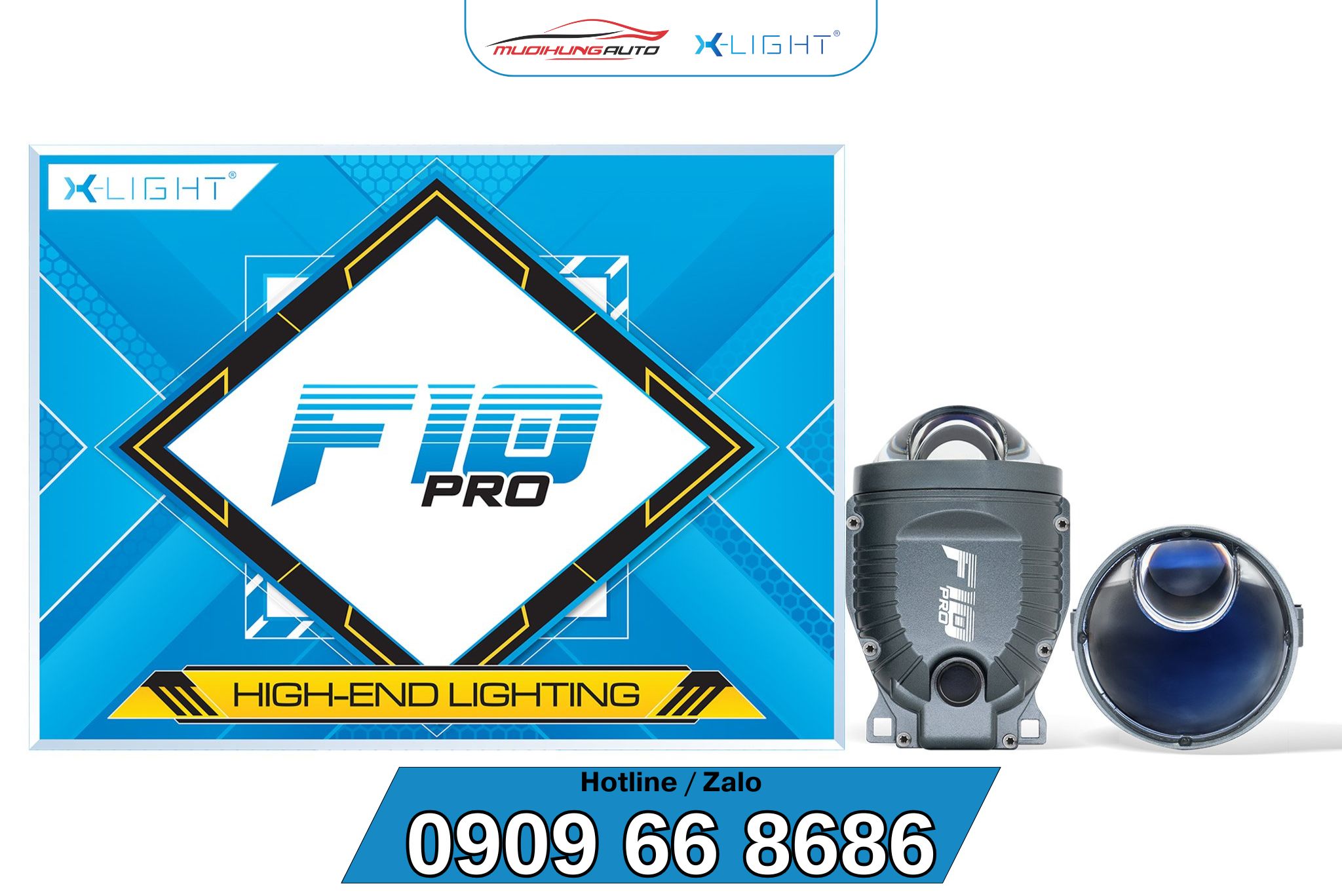 Đèn bi gầm GTR X-Light F10 Pro