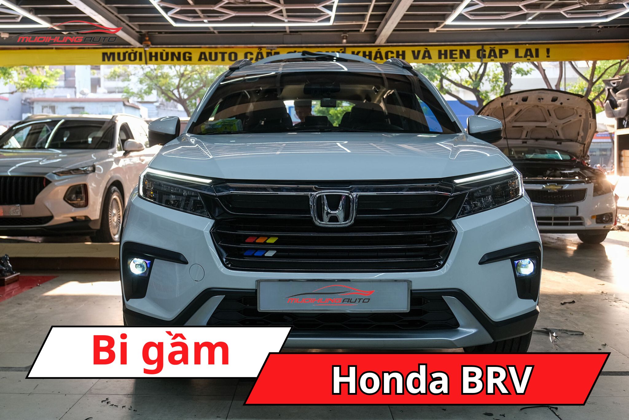 Đèn bi gầm Honda BRV
