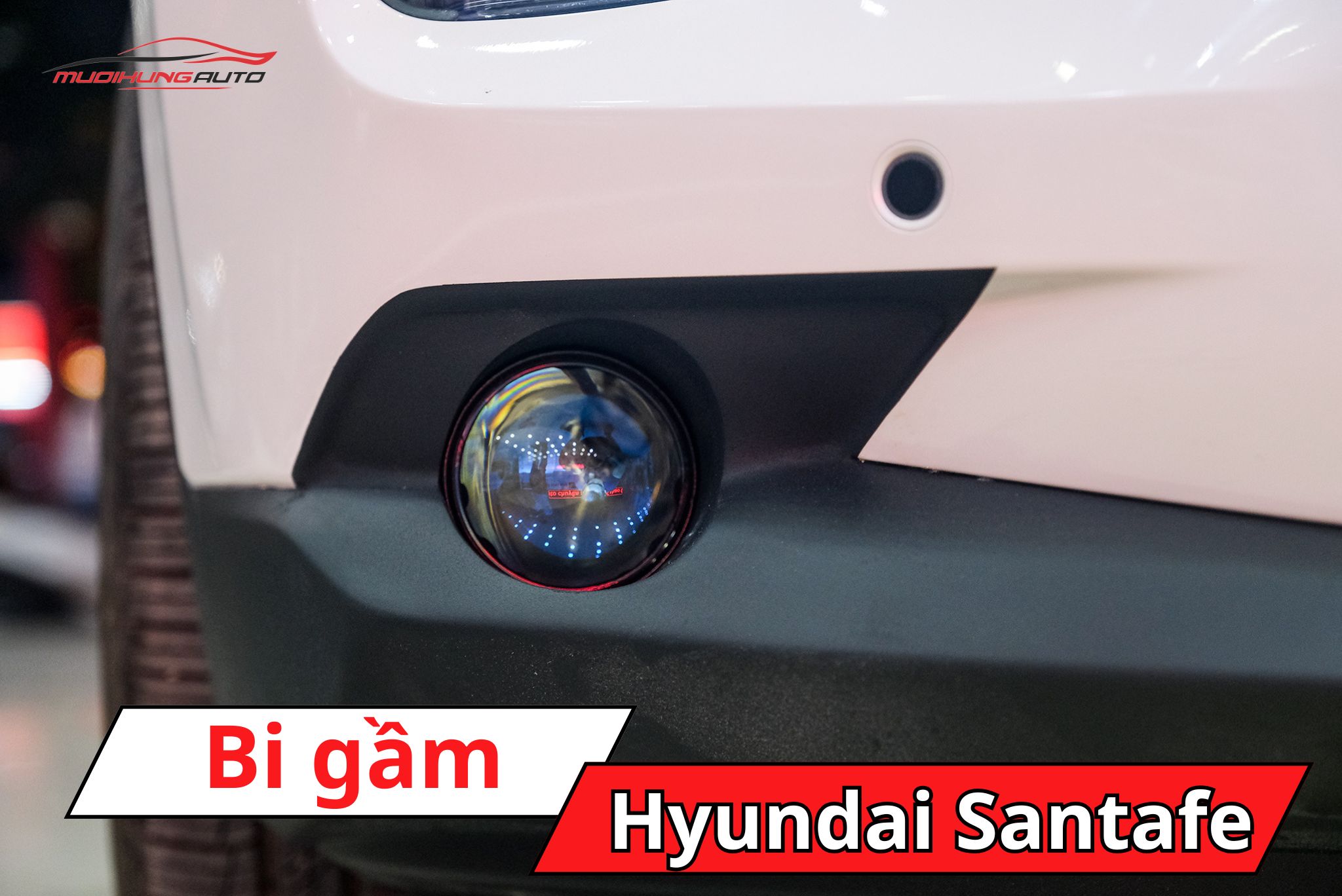 Đèn bi gầm Hyundai SantaFe
