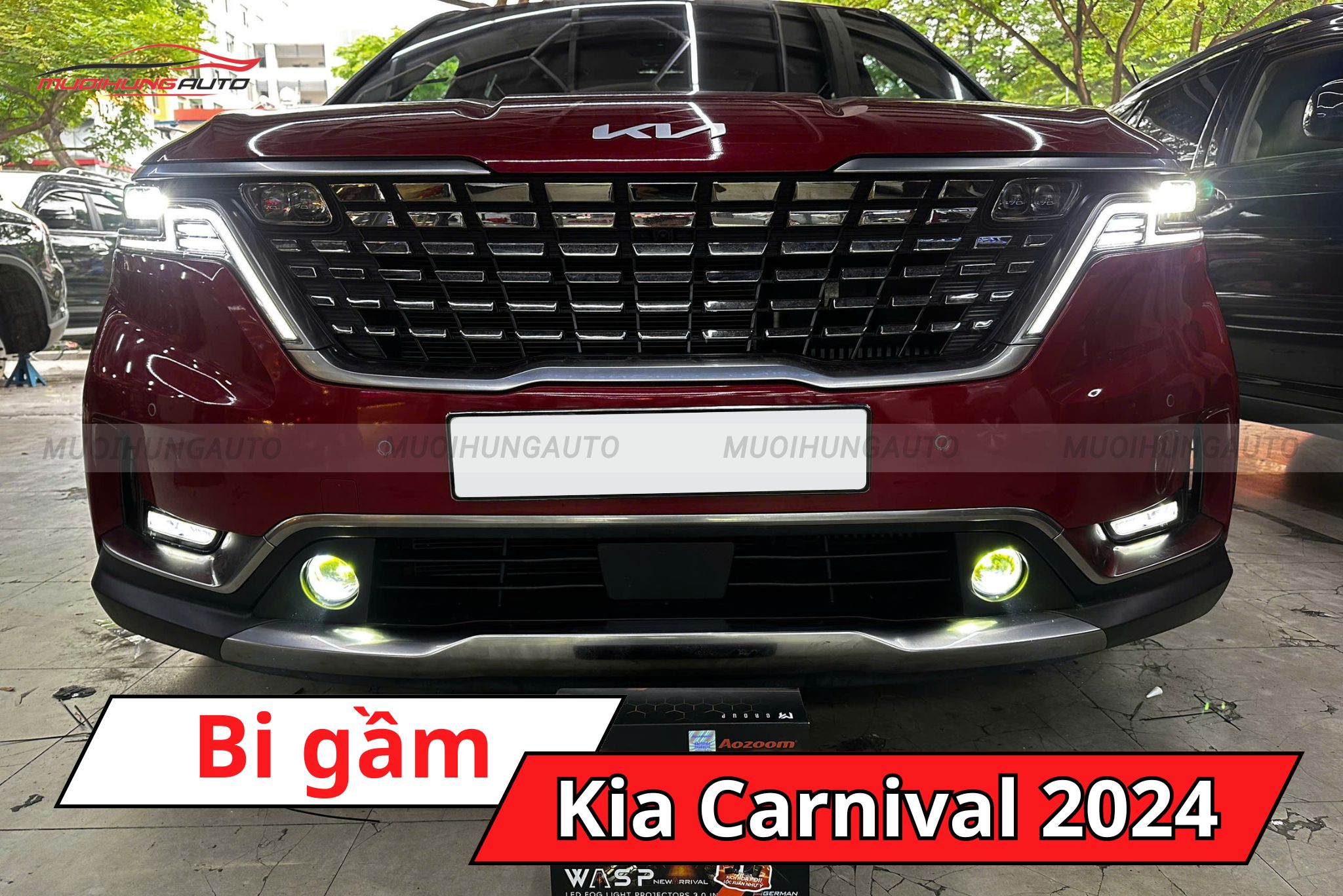 Đèn bi gầm Kia Carnival 2024