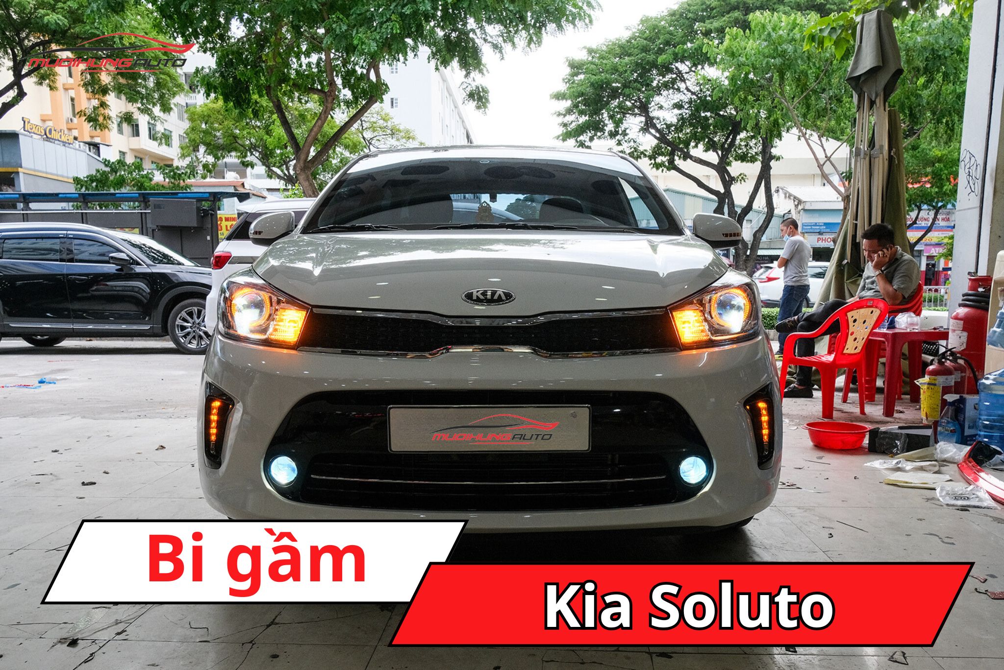 Đèn bi gầm Kia Soluto