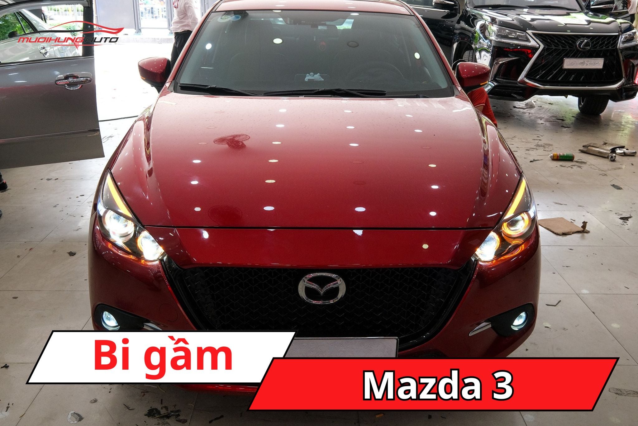 Đèn bi gầm Mazda 3