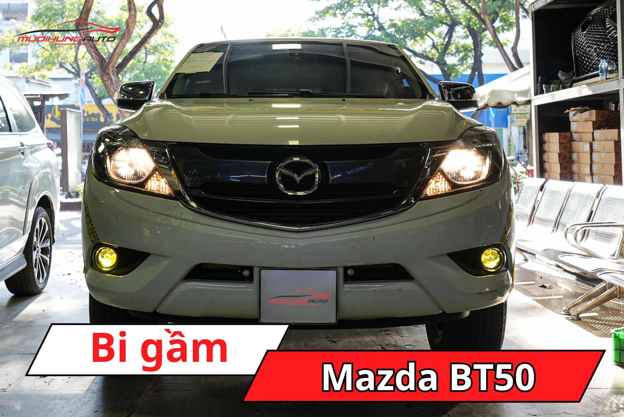 Đèn bi gầm Mazda BT50