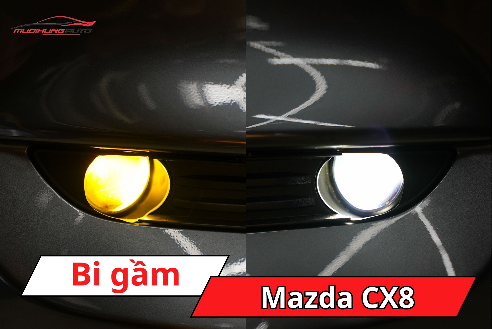 Đèn bi gầm Mazda CX8