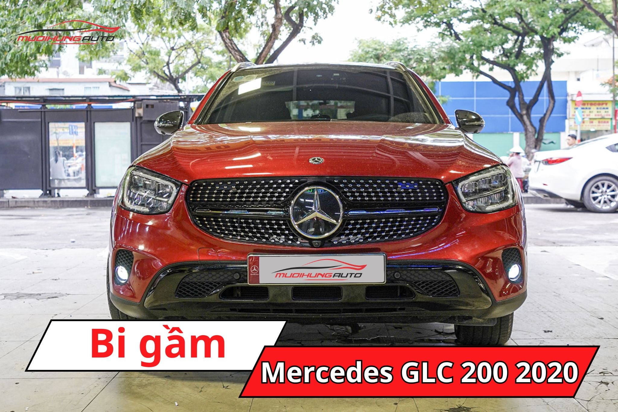 Đèn bi gầm Mercedes GLC 200 2020
