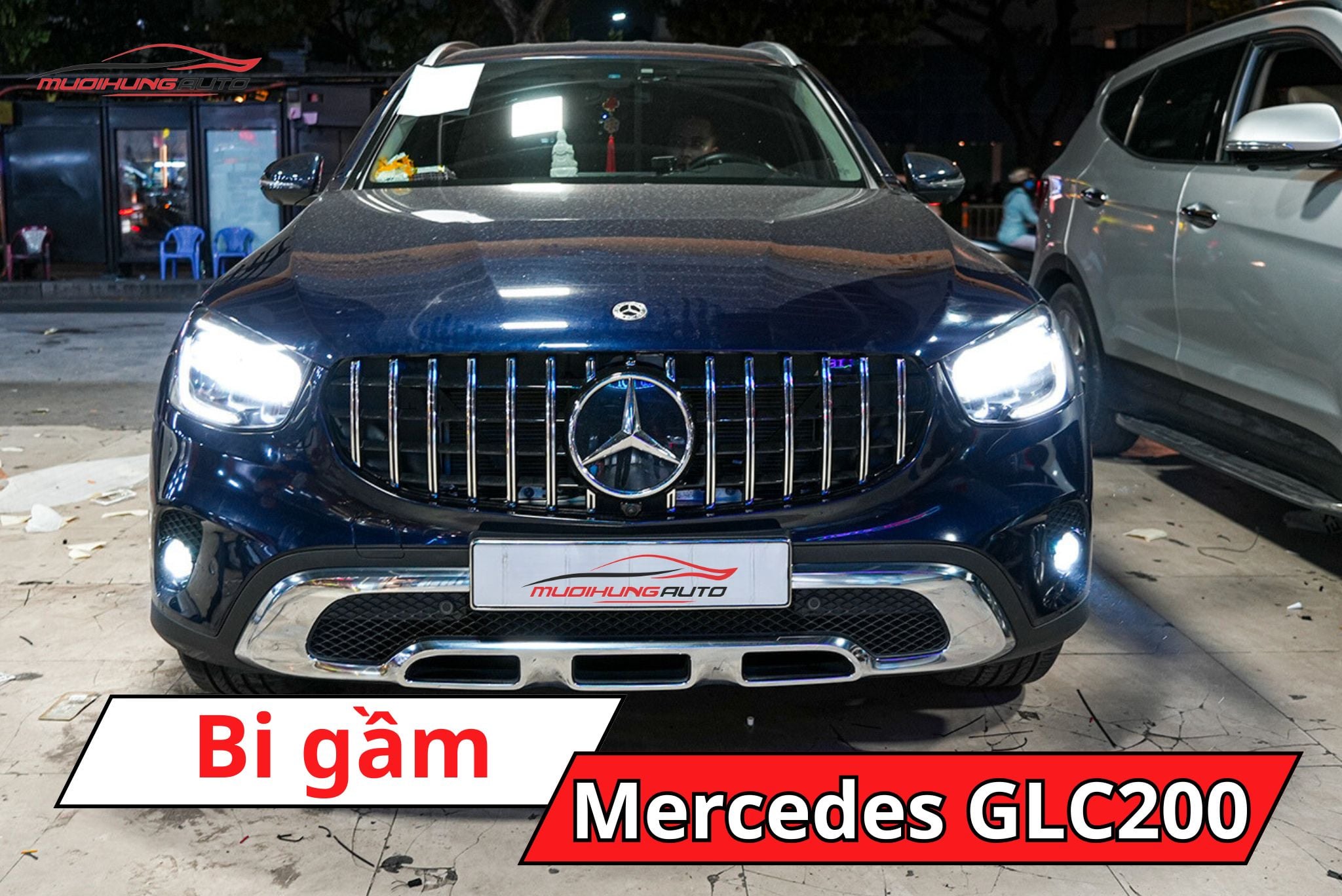 Đèn bi gầm Mercedes GLC200