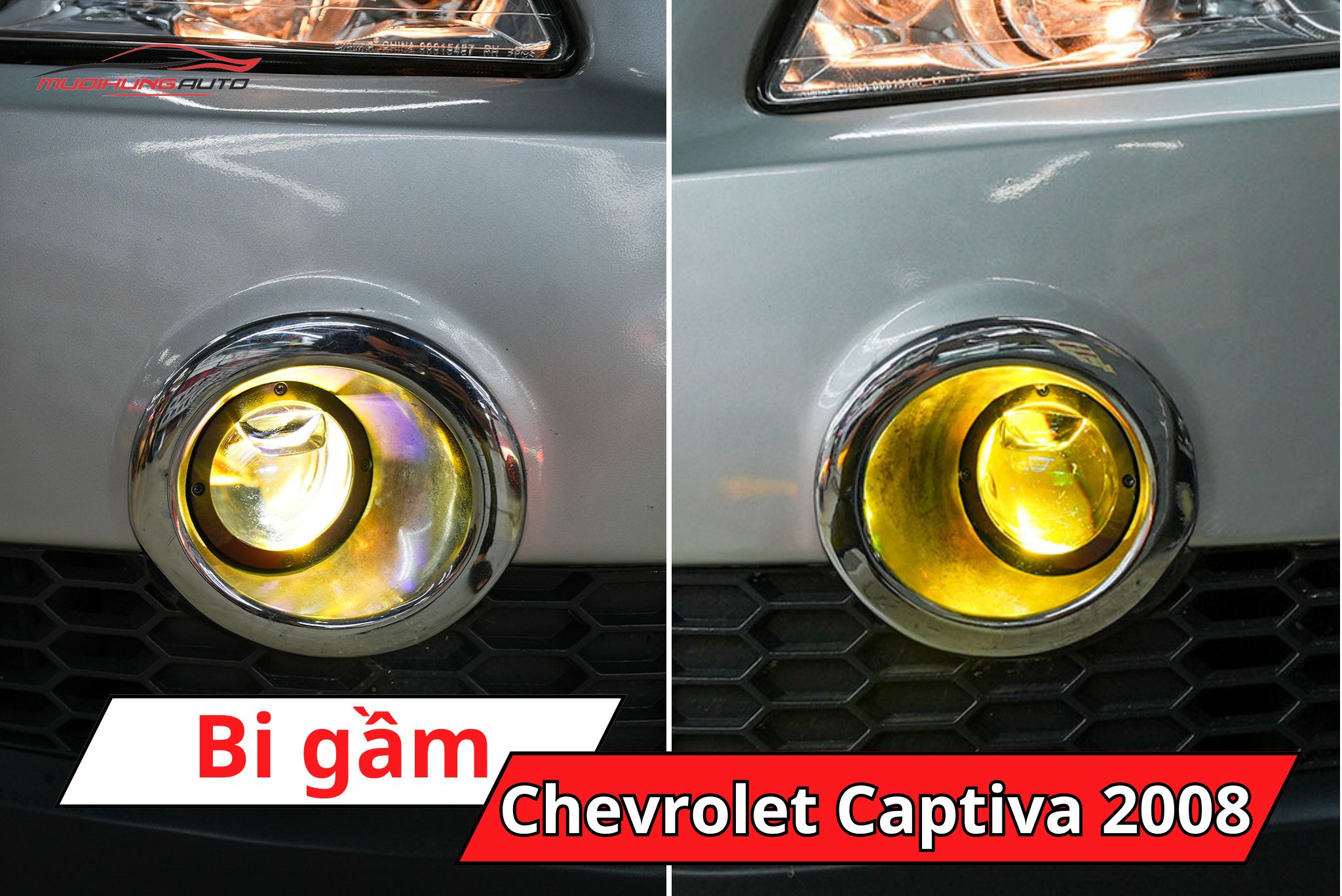Đèn bi gầm ô tô Chevrolet Captiva 2008