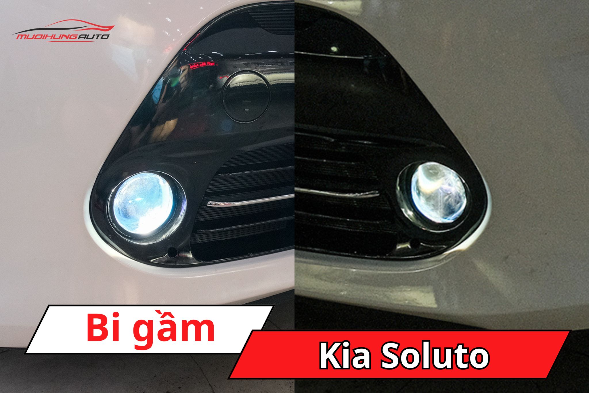 Đèn bi gầm ô tô Kia Soluto
