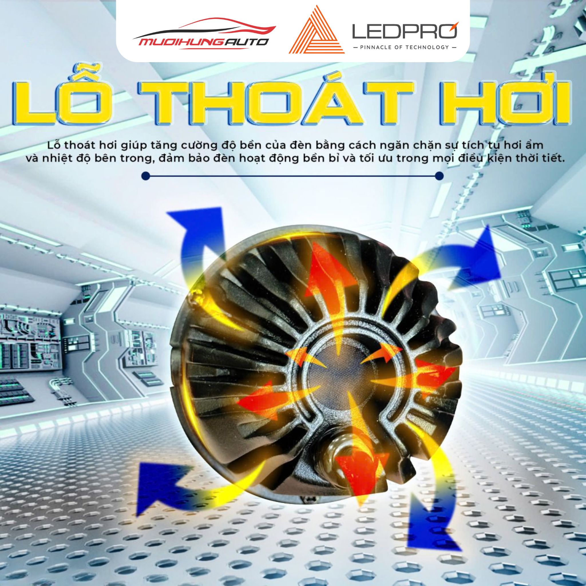 Đèn bi gầm ô tô LEDPRO A8 Special 1 nhiệt màu 5500K