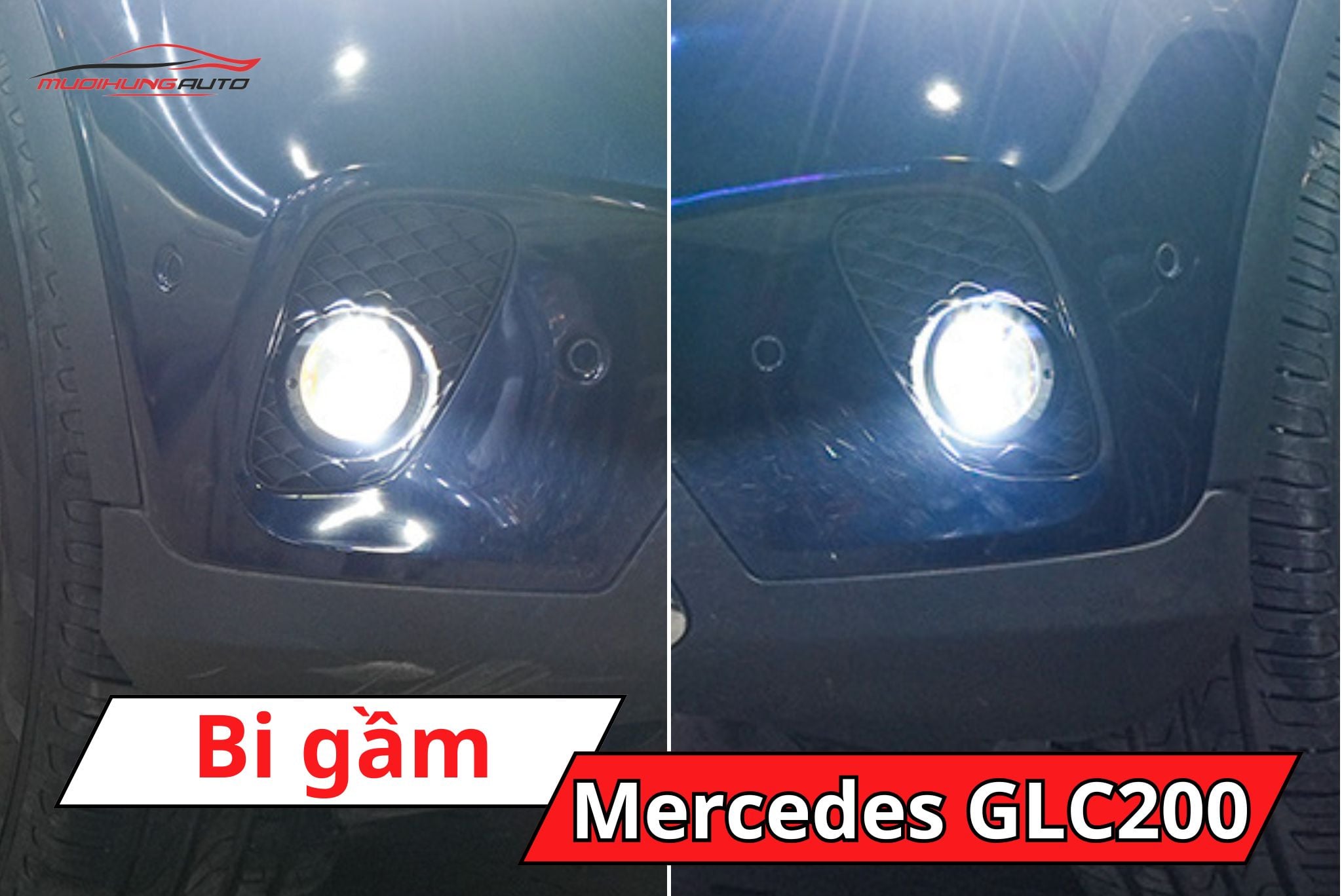 Đèn bi gầm ô tô Mercedes GLC200
