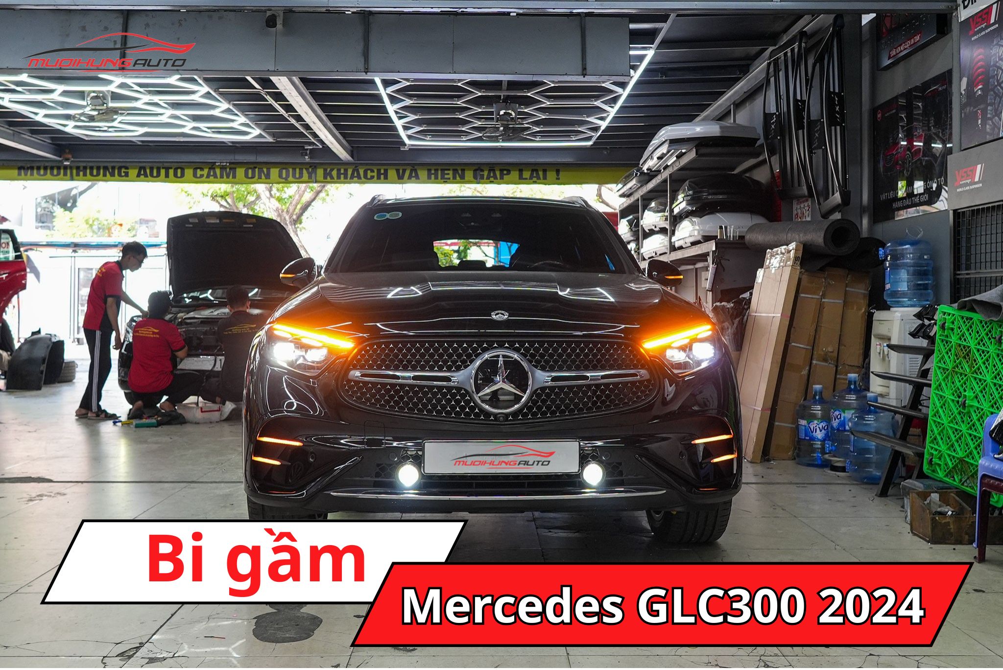 Đèn bi gầm ô tô Mercedes GLC300 2024
