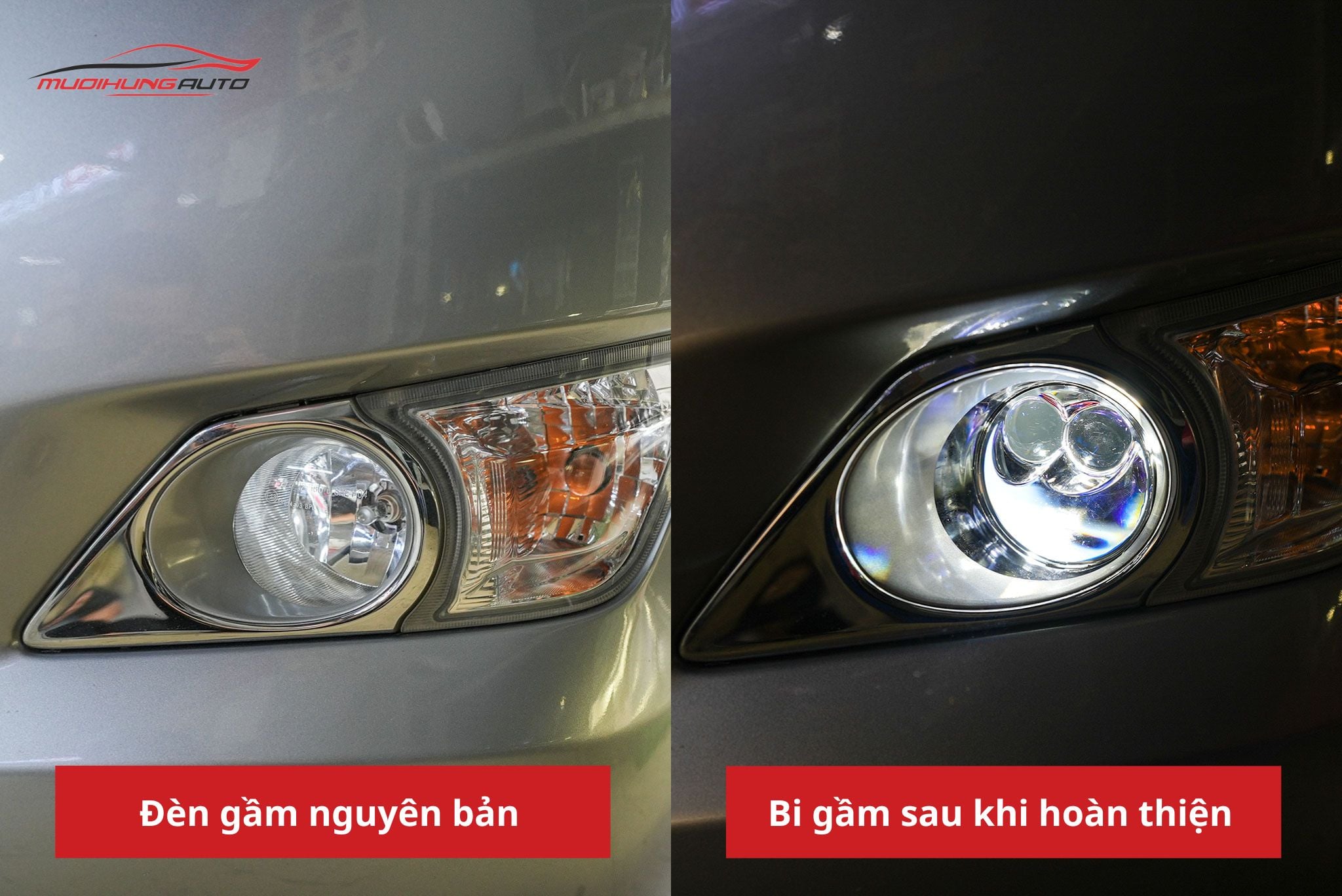 Đèn bi gầm ô tô Toyota Innova