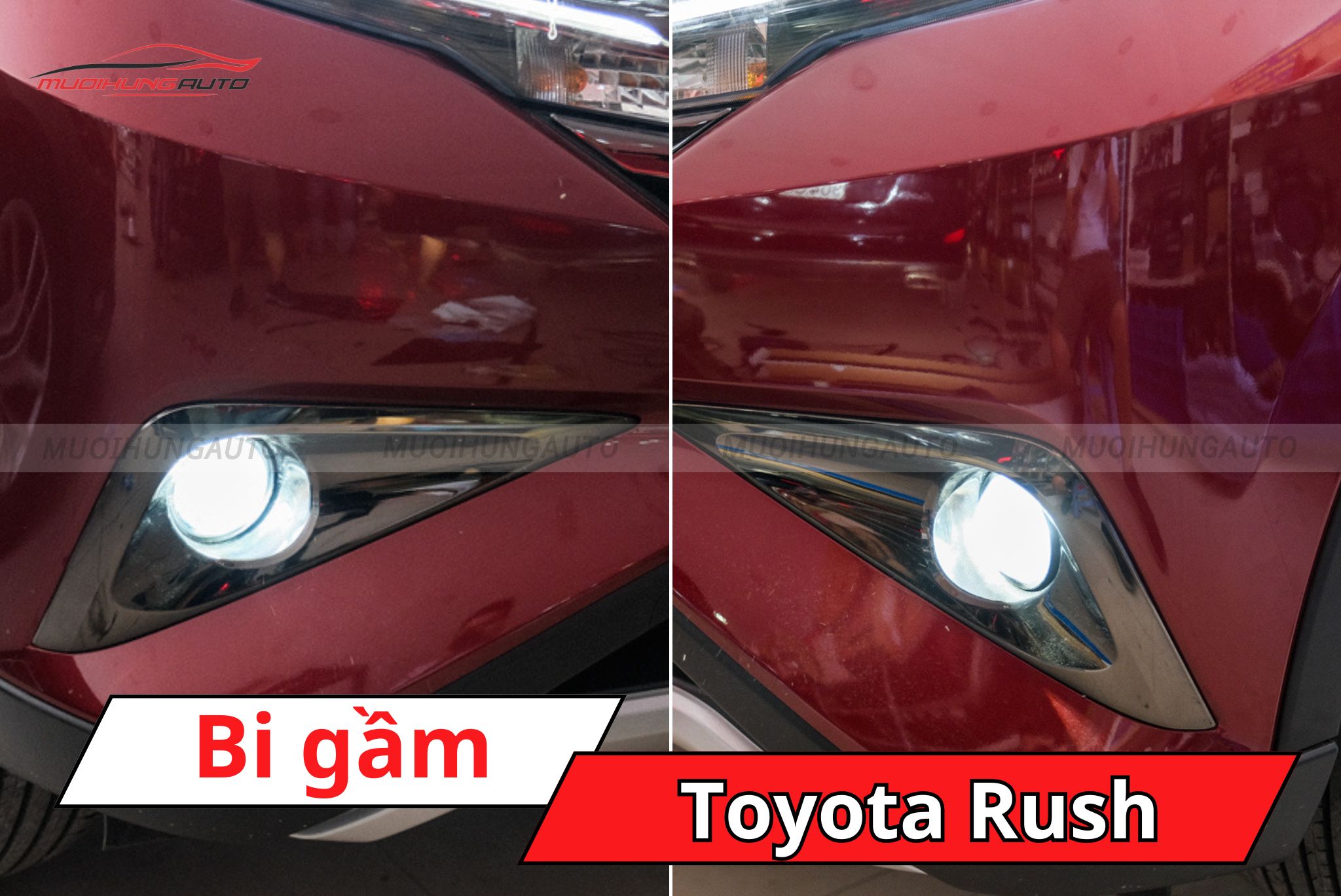 Đèn bi gầm ô tô Toyota Rush
