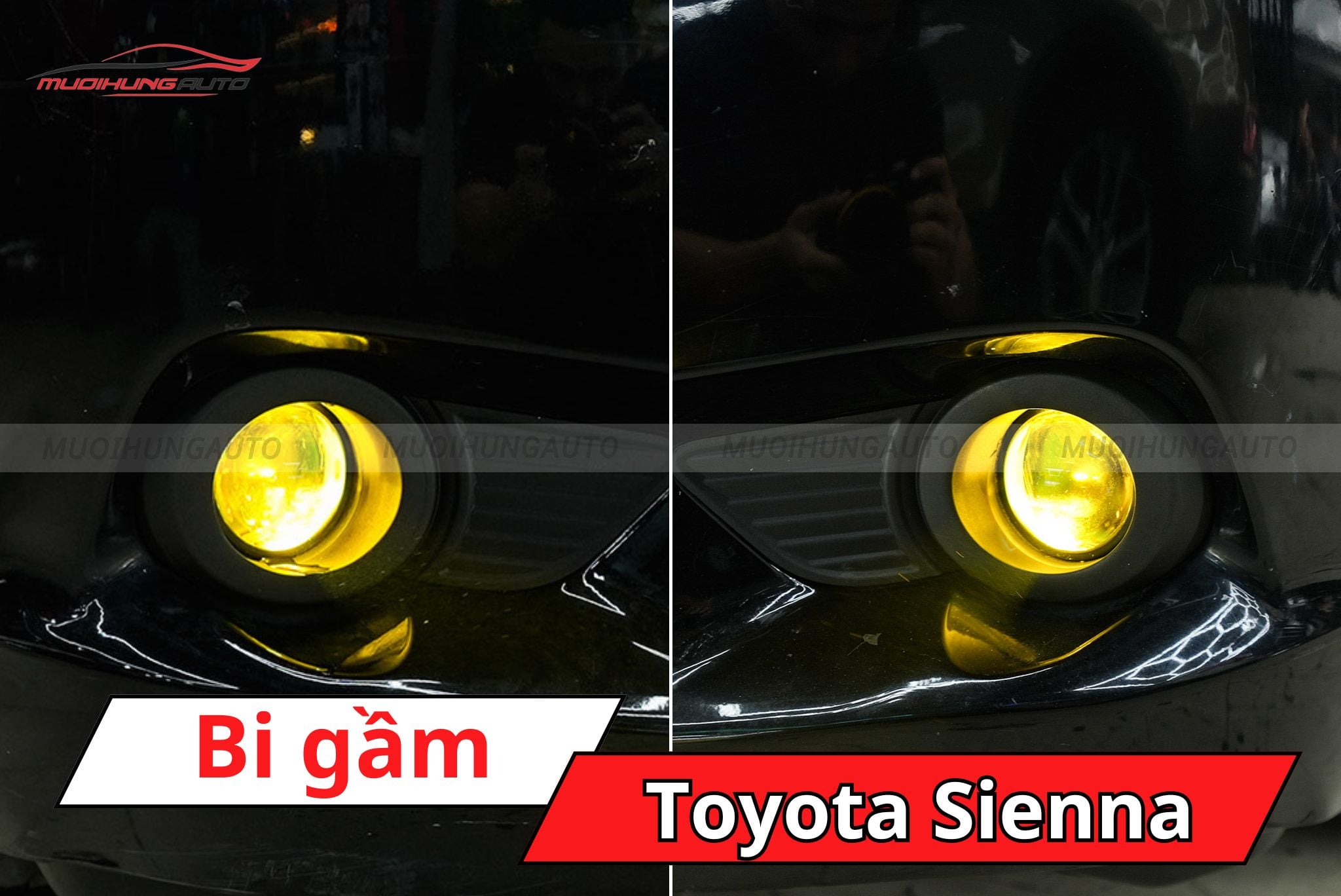 Đèn bi gầm ô tô Toyota Sienna