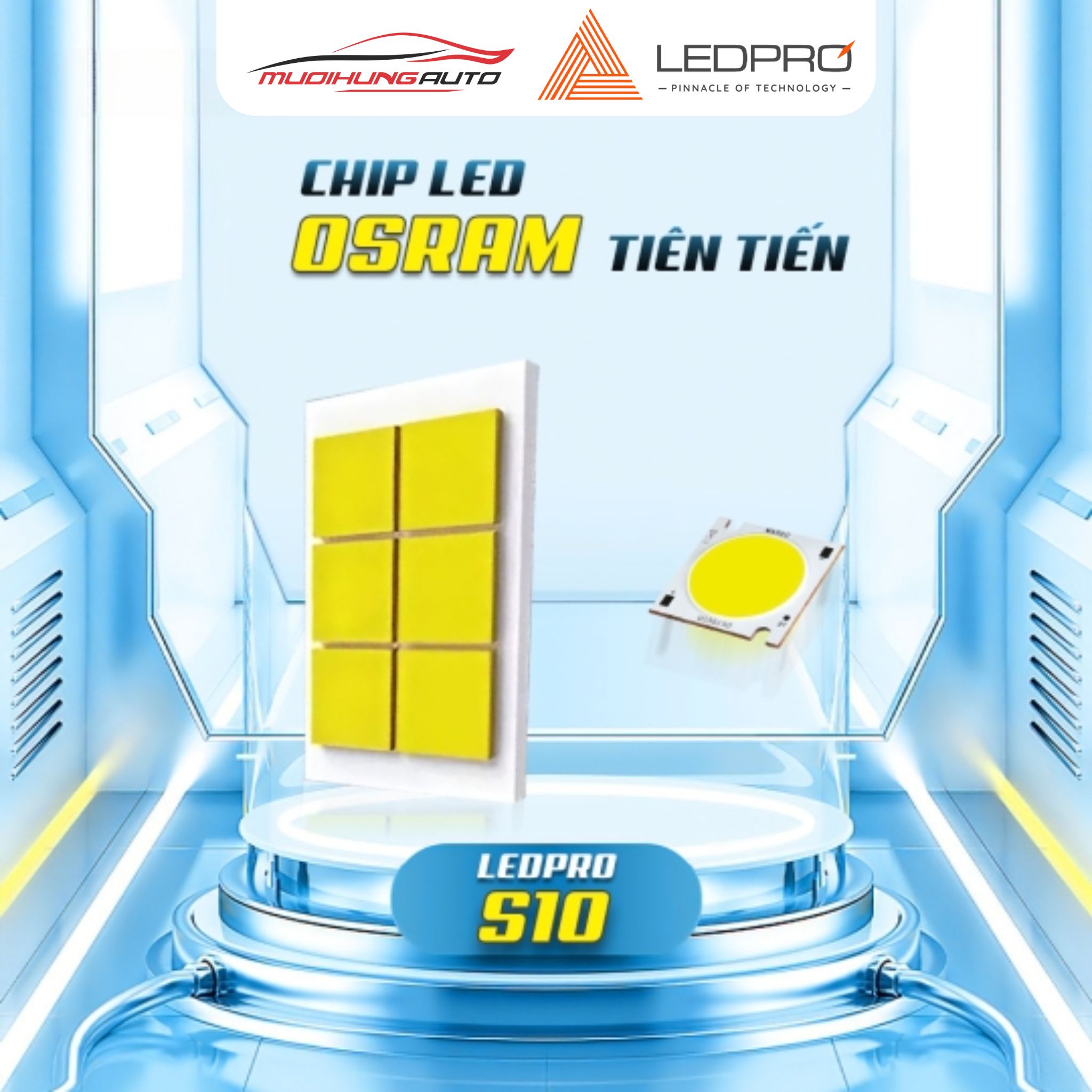 Đèn bi Laser ô tô LEDPRO S10 Pro