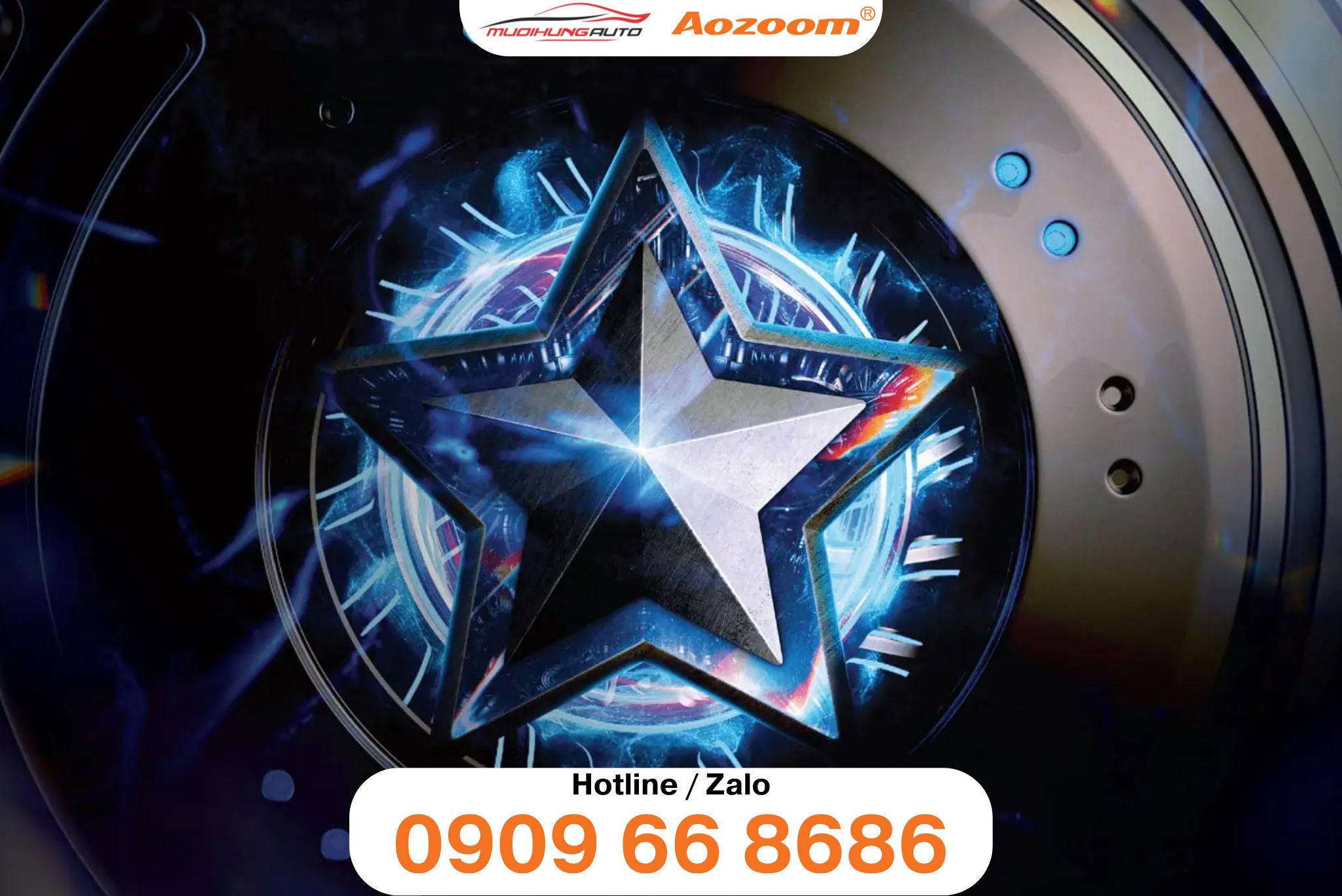 Đèn bi LED mini Aozoom CBAZ Captain 1.8 inch