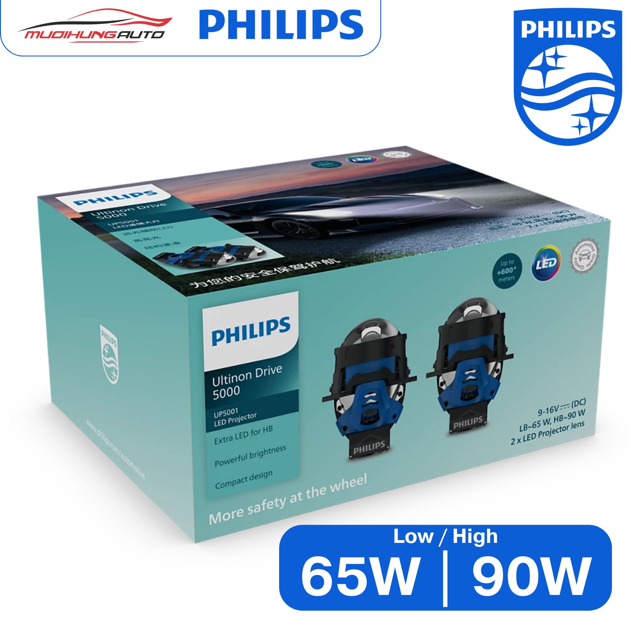 đèn bi pha Philips Ultinon Drive 5000 - UP5001