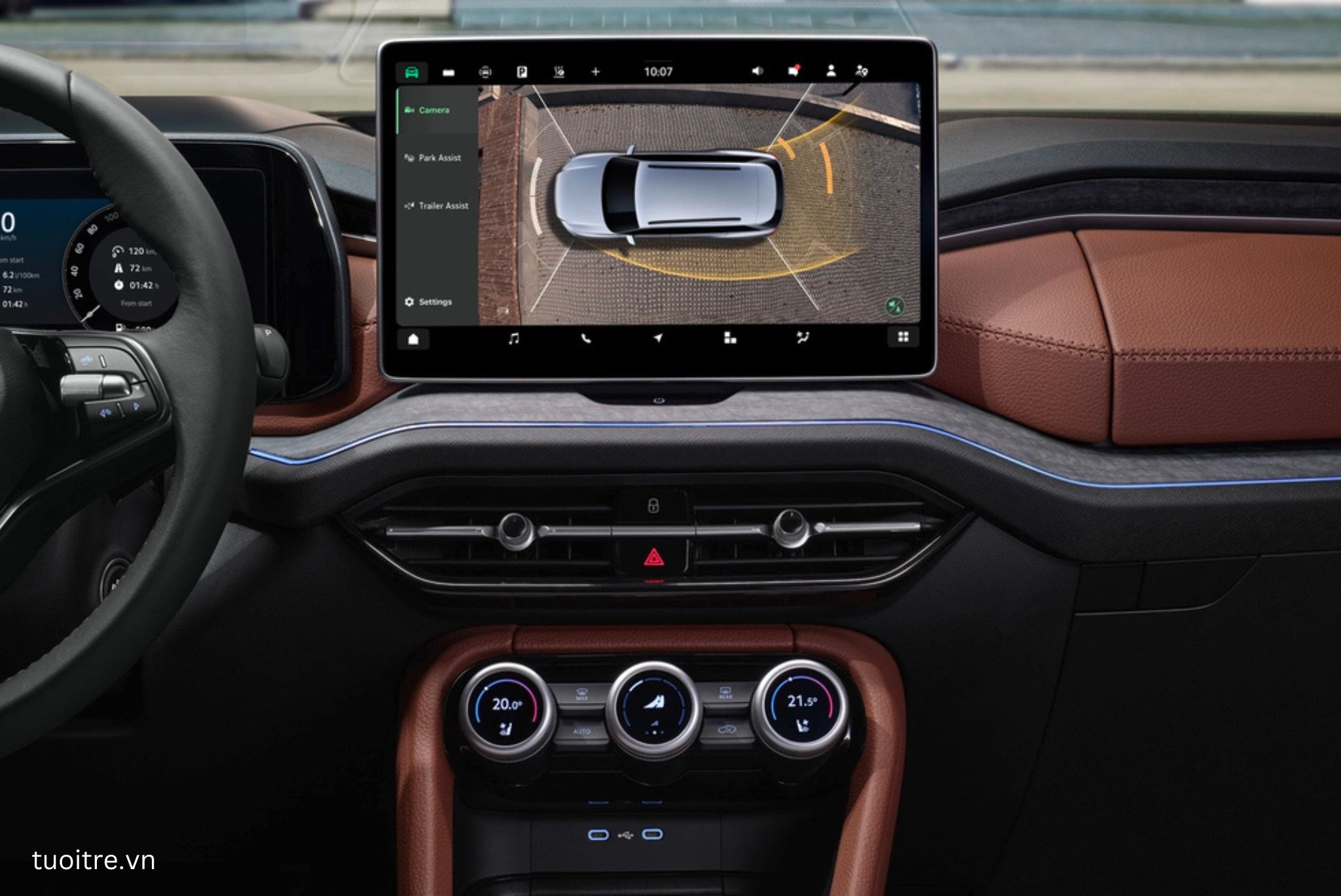 Skoda Kodiaq 2025 tích hợp camera 360 sắc nét