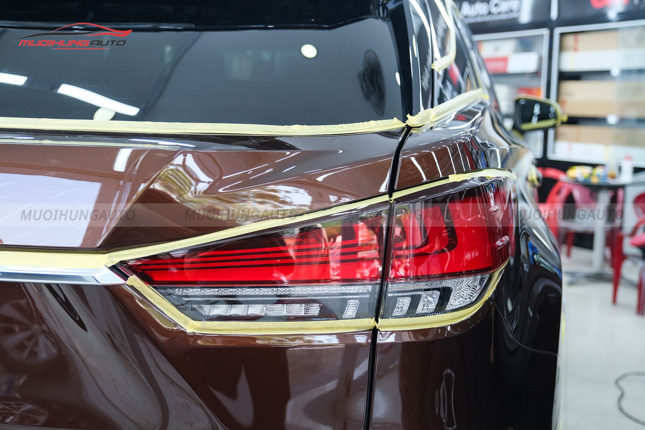 Dịch vụ đánh bóng xe Lexus RX350 2020