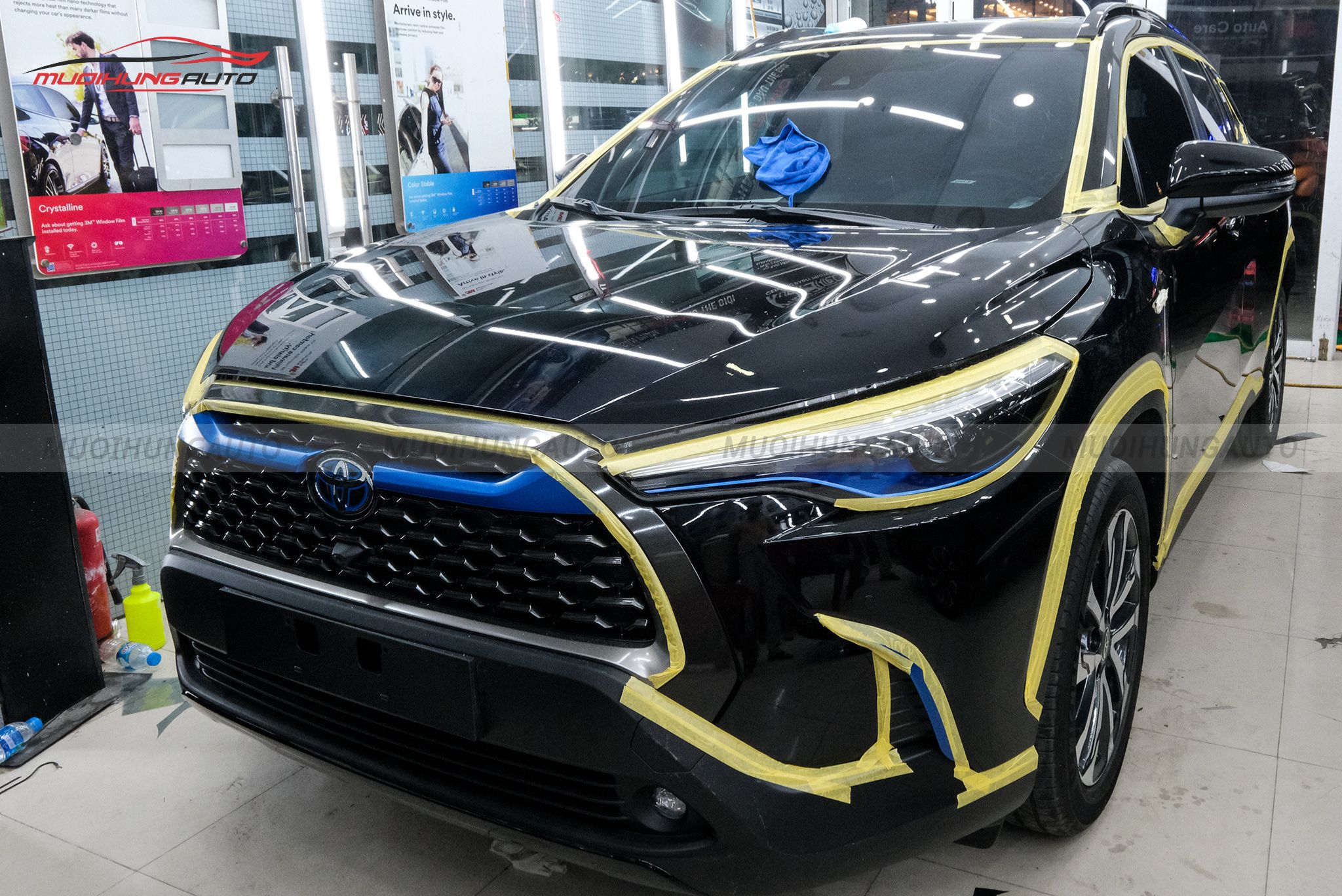 Dịch vụ đánh bóng xe ô tô Toyota Corolla Cross