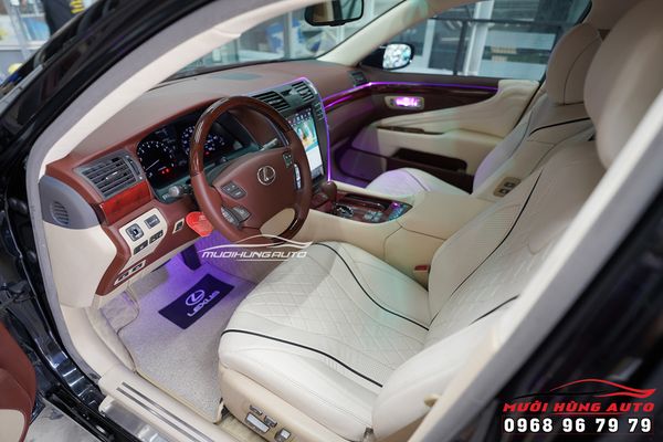 Khoác Lên Xe Lexus LS460L Một Tấm Áo Mới Với Dịch Vụ Độ Nội Thất Sang Chảnh