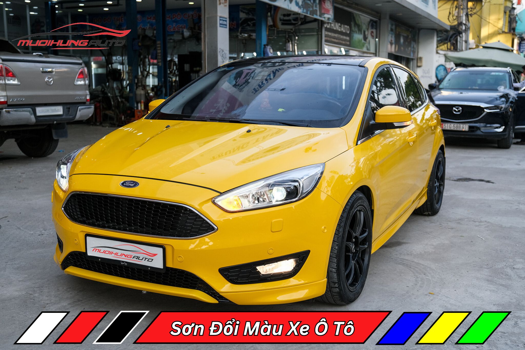 Sơn Đổi Màu Xe Ô Tô