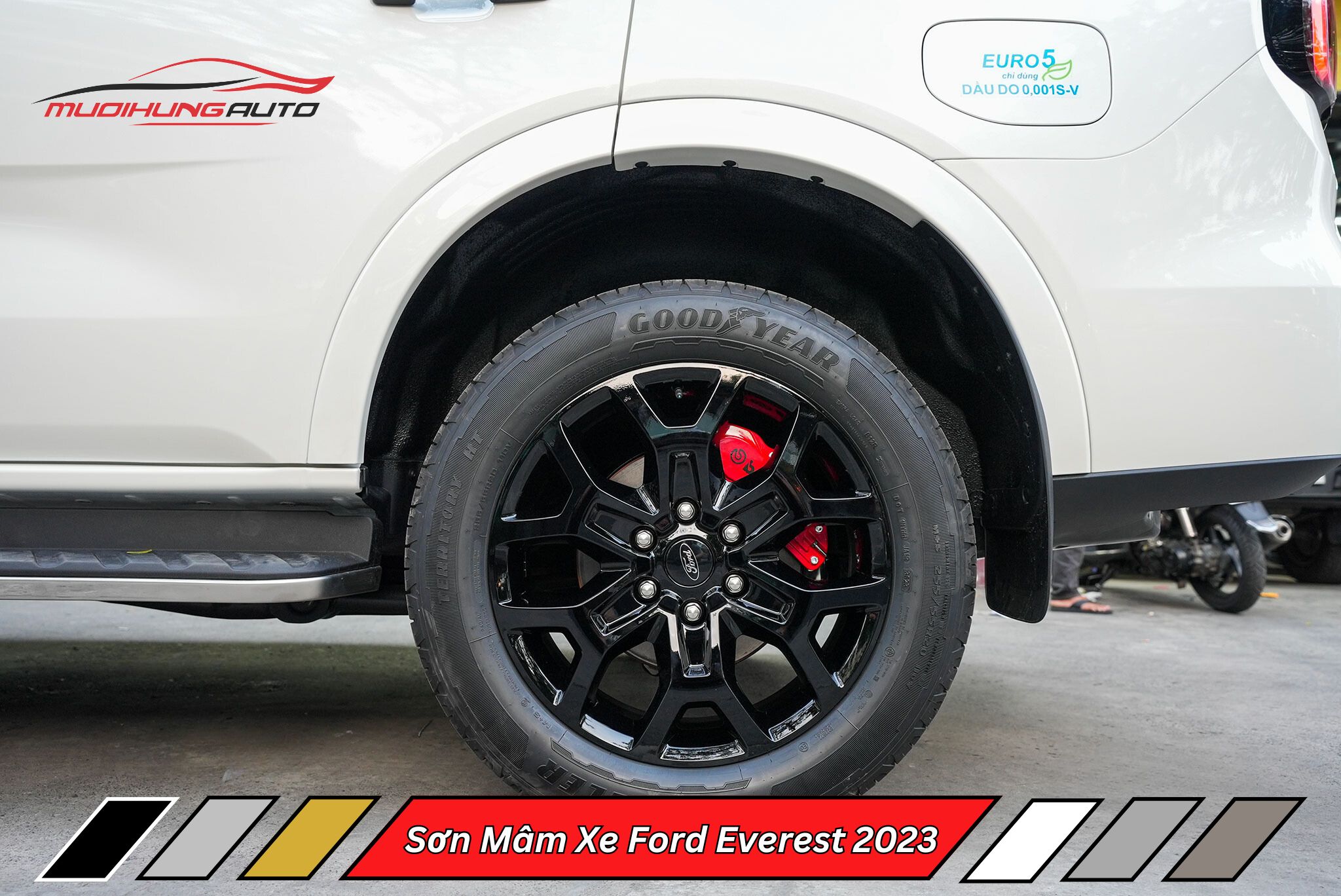 Sơn Mâm Xe Ford Everest 2023