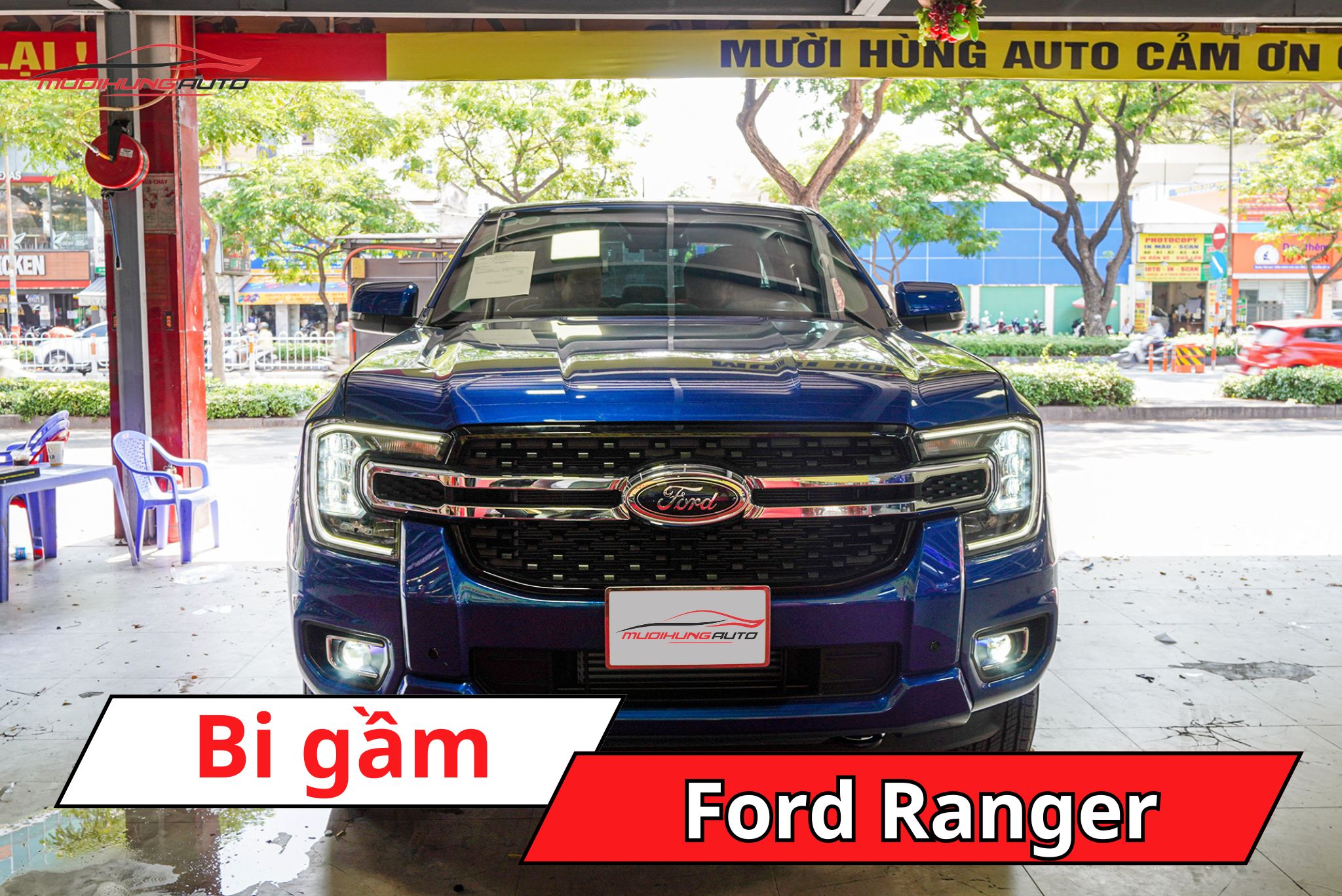 Độ bi gầm Ford Ranger