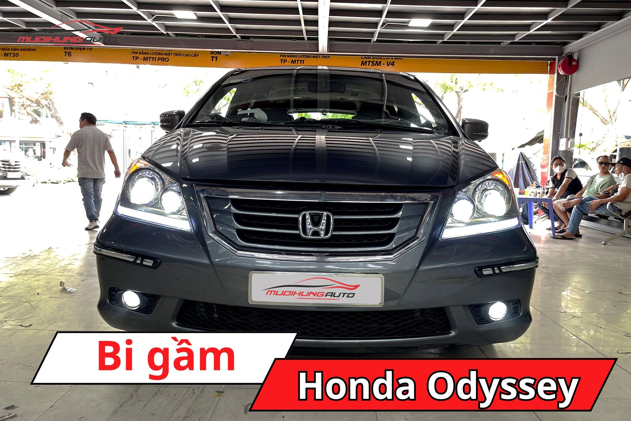 Độ bi gầm Honda Odyssey