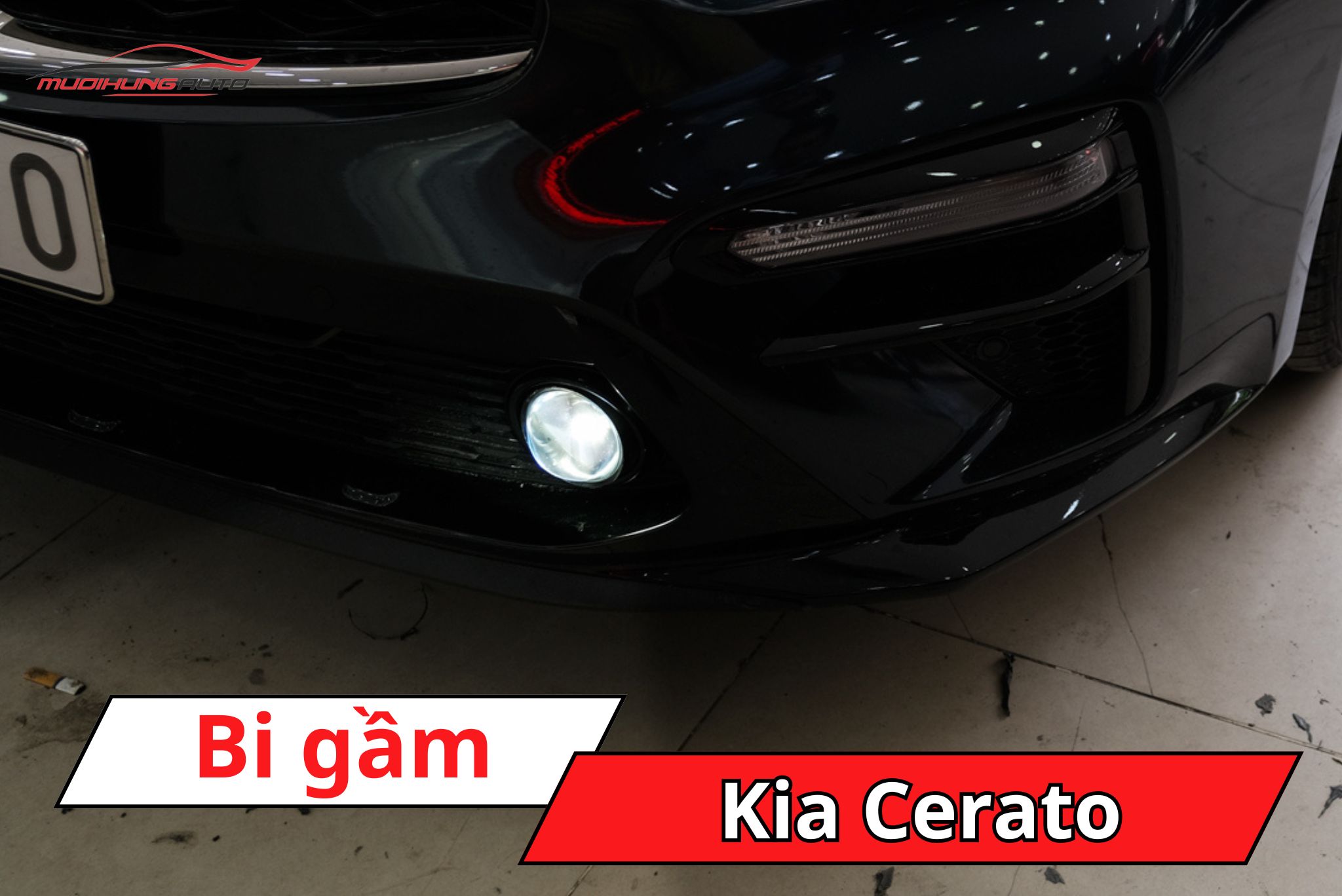 Độ bi gầm Kia Cerato