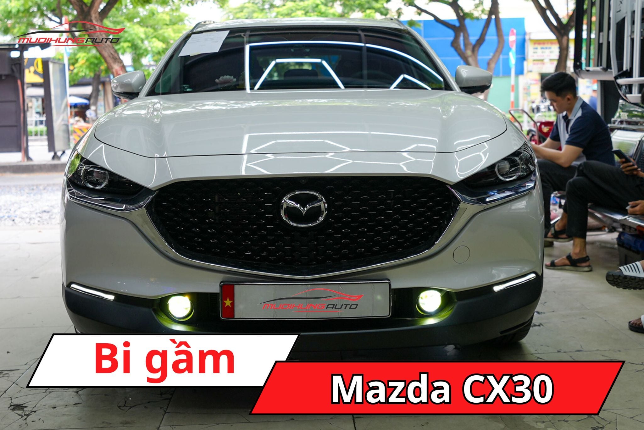 Độ bi gầm Mazda CX30
