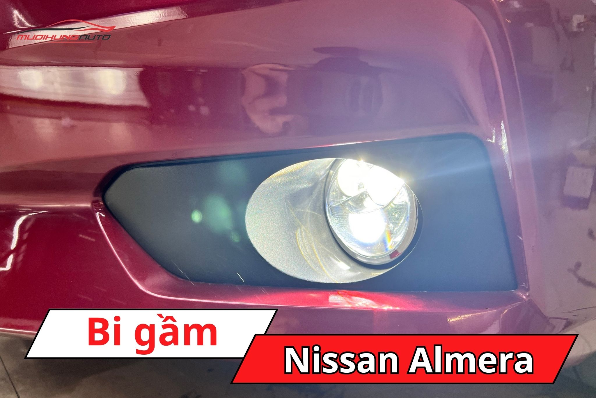Độ bi gầm Nissan Almera