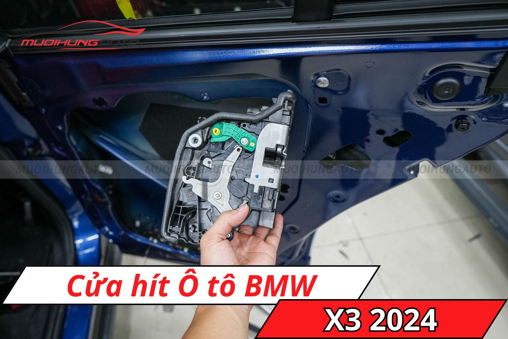 Độ cửa hít BMW X3 2024