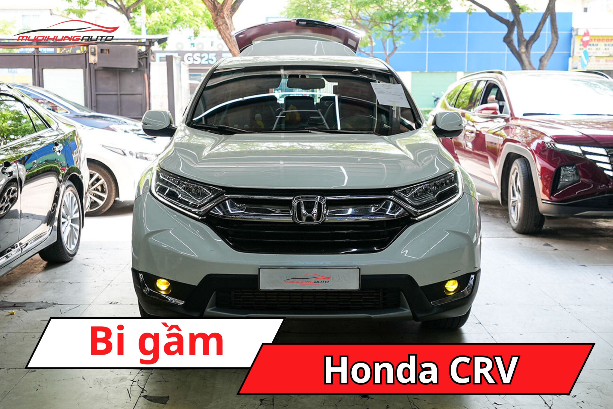 Độ đèn bi gầm ô tô Honda CRV