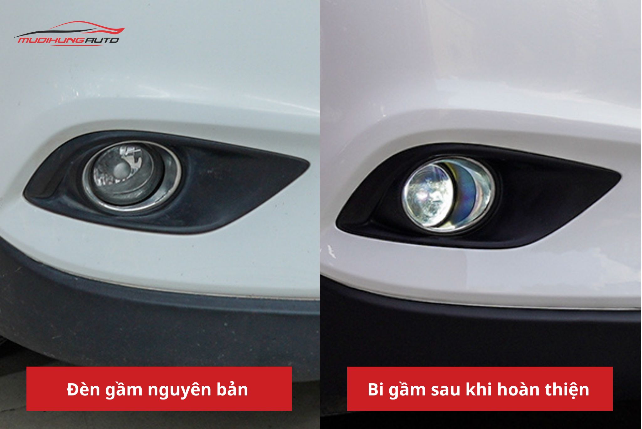 Độ đèn bi gầm ô tô Mazda CX9