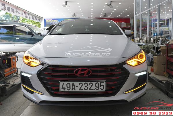 Độ đèn led cản trước Hyundai Elantra 2018&nbsp; 01