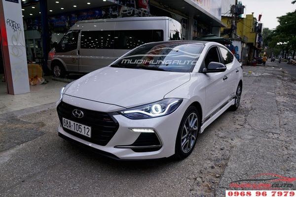 Độ đèn Led pha Hyundai Elantra 2018 chuyên nghiệp 04