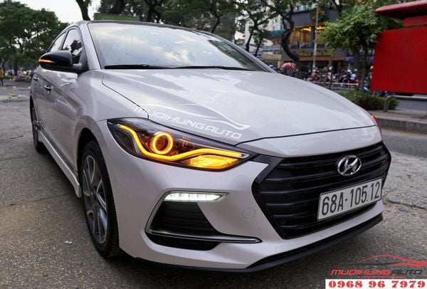 Độ đèn Led pha Hyundai Elantra 2018 chuyên nghiệp 07