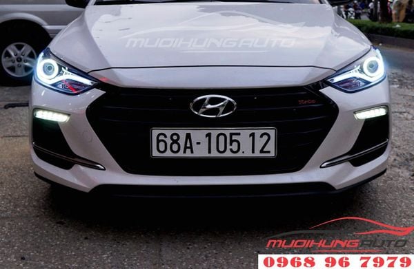 Độ đèn Led pha Hyundai Elantra 2018 chuyên nghiệp 06