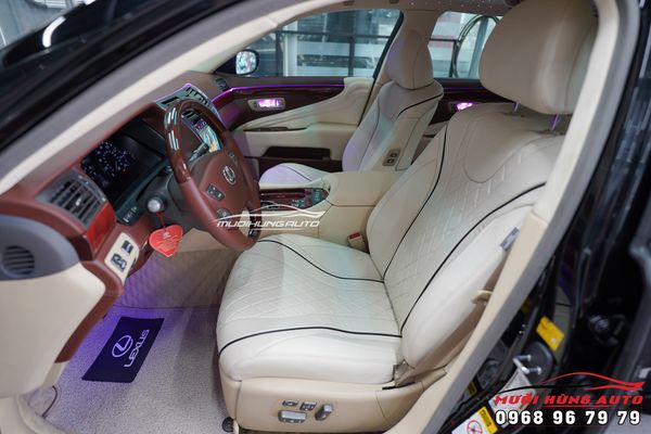 Khoác Lên Xe Lexus LS460L Một Tấm Áo Mới Với Dịch Vụ Độ Nội Thất Sang Chảnh