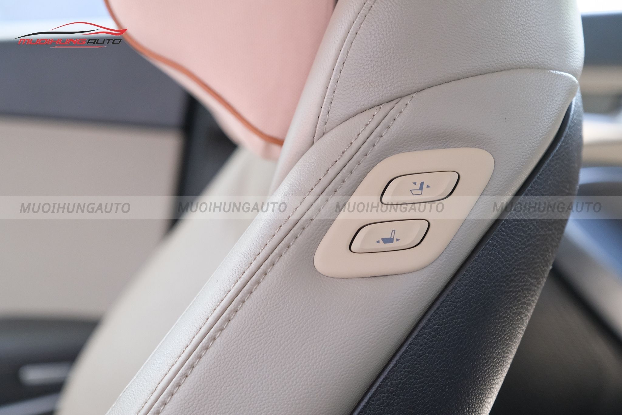 Độ ghế chỉnh điện Hyundai Santafe