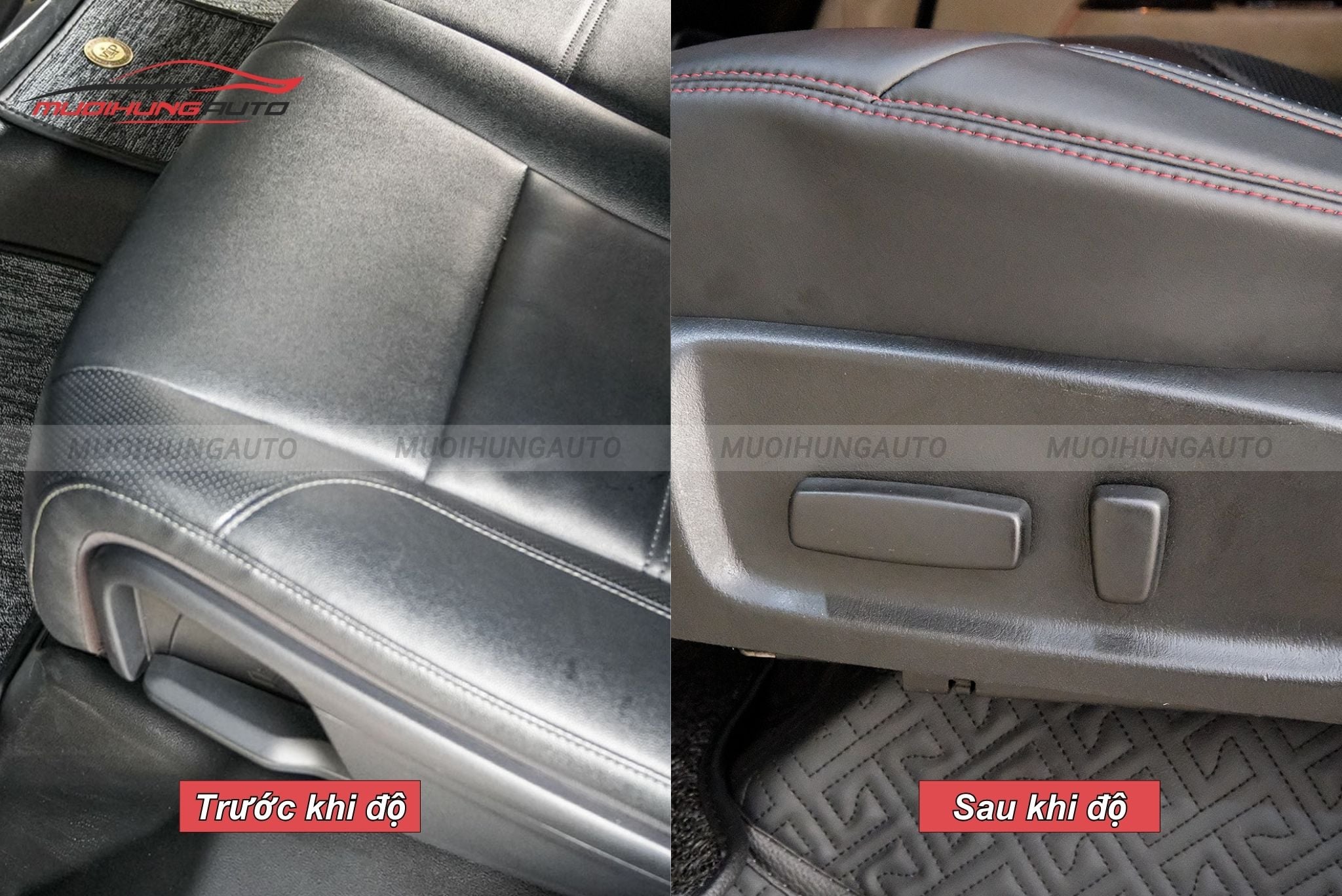 Độ ghế chỉnh điện ô tô Ford Everest