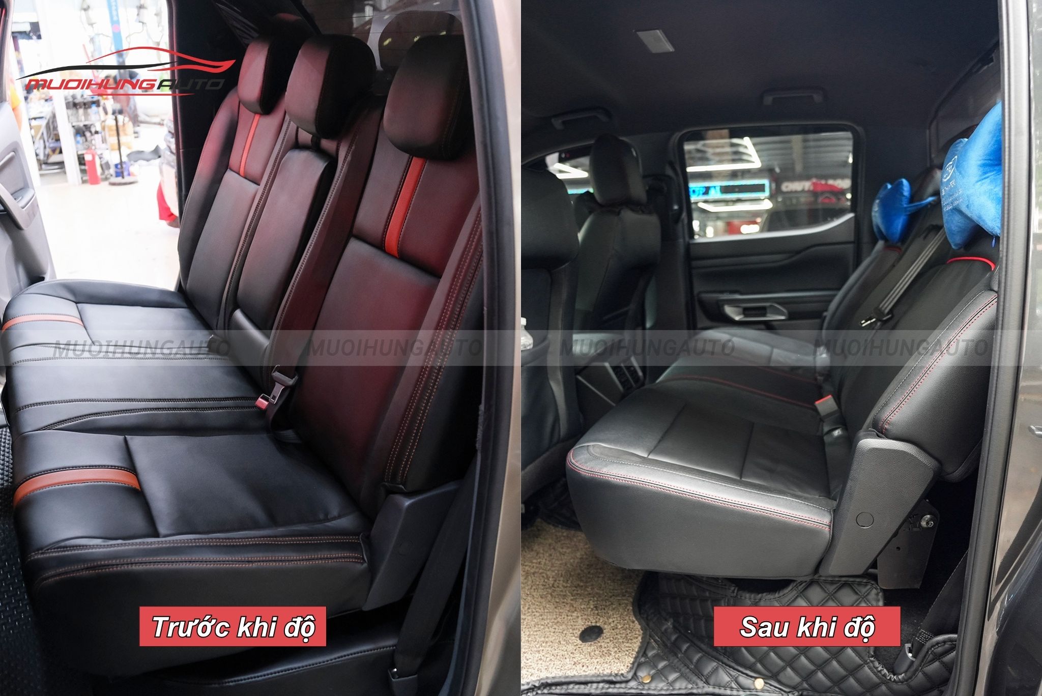 Độ ghế chỉnh điện ô tô Ford Ranger 2024