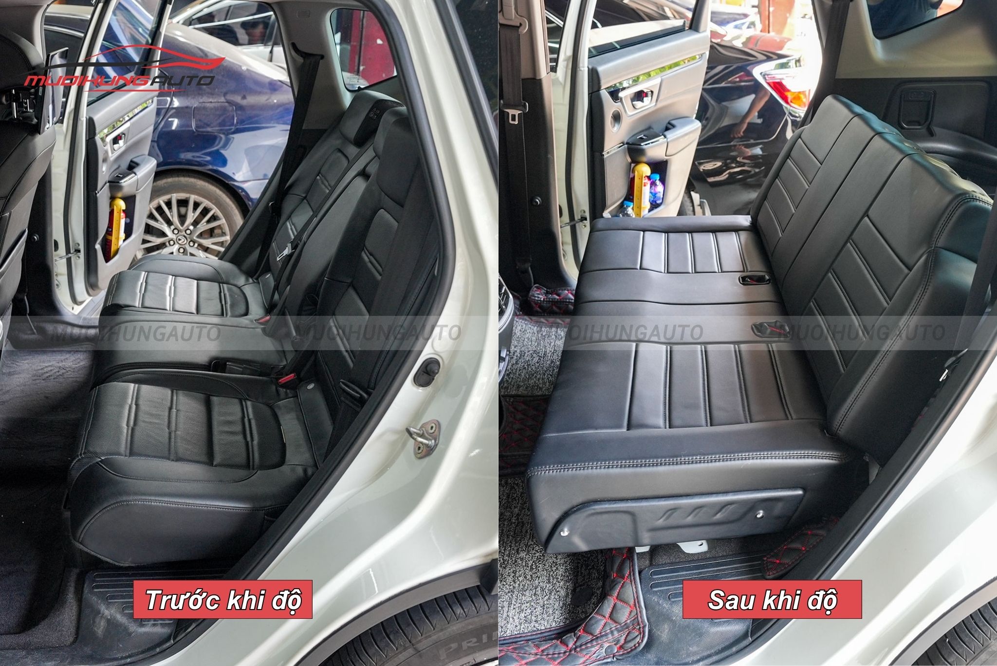 Độ ghế chỉnh điện ô tô Honda CRV 2019