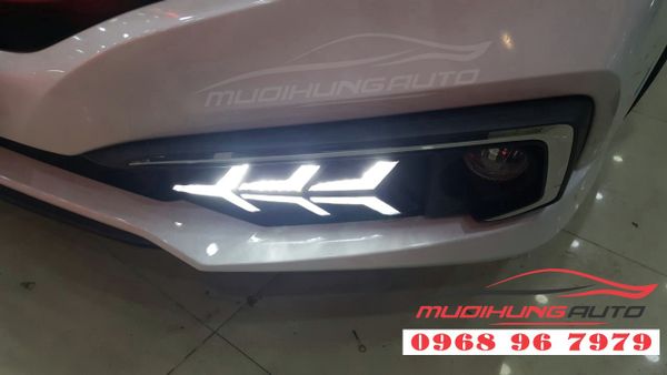 Độ LED cản trước Honda Civic 2019 RS chính hãng 04