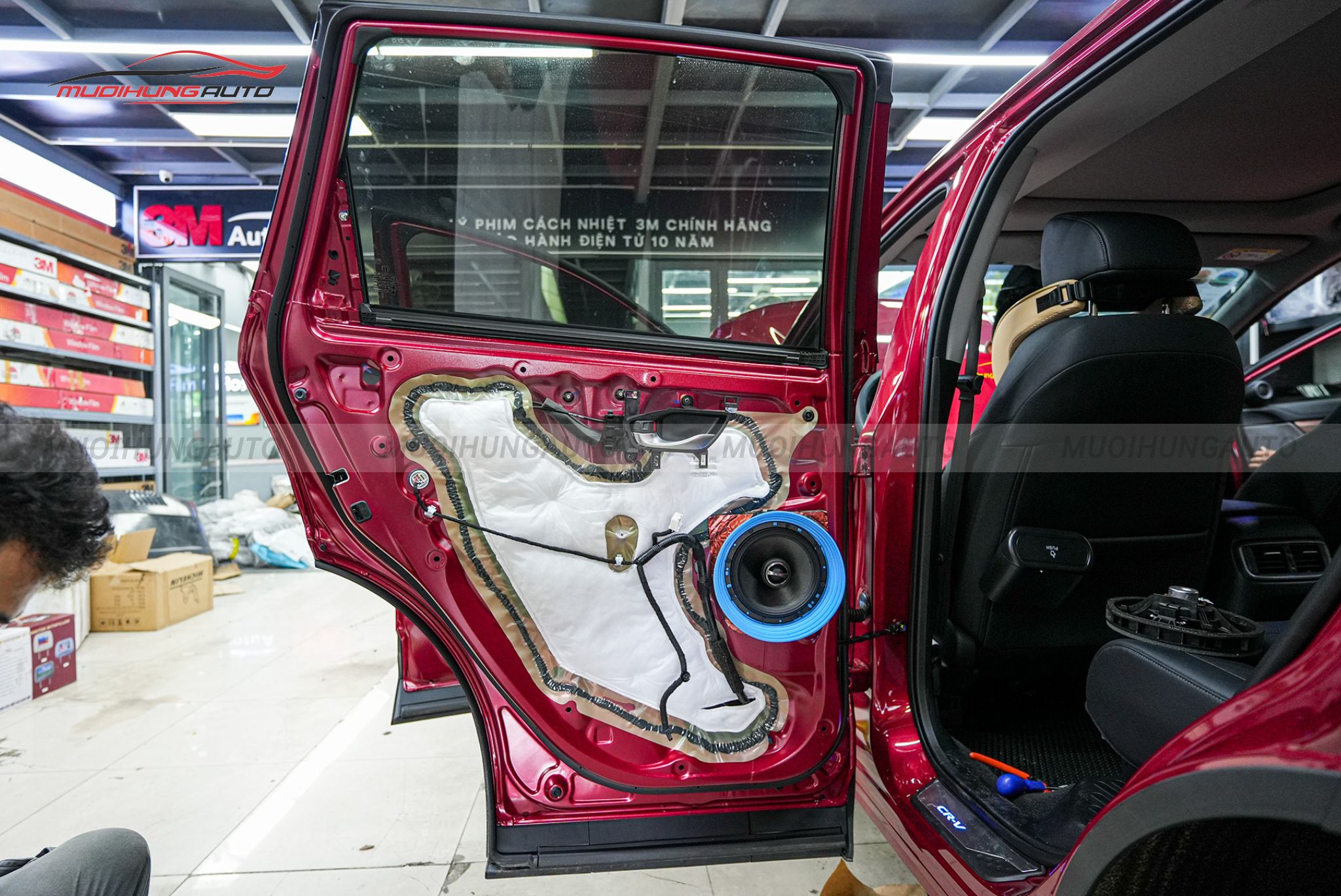 Độ loa cánh cho ô tô Honda CRV 2022