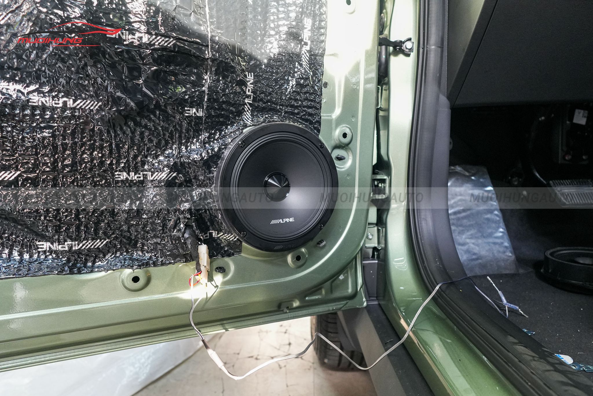 Độ loa cánh cửa ô tô Vinfast VF3